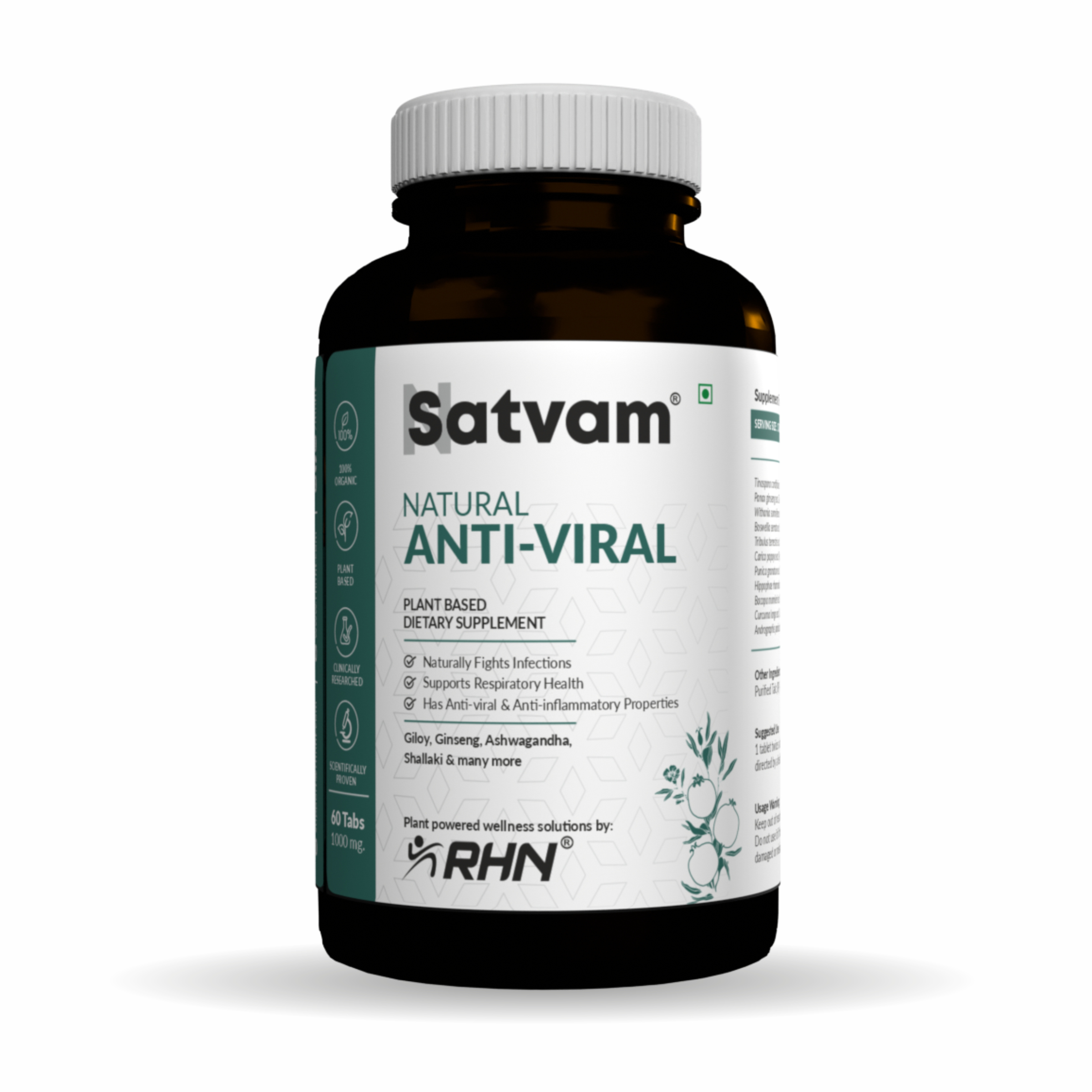 Satvam Natural Anti-Viral (For Virus Defense & Infection Protection)