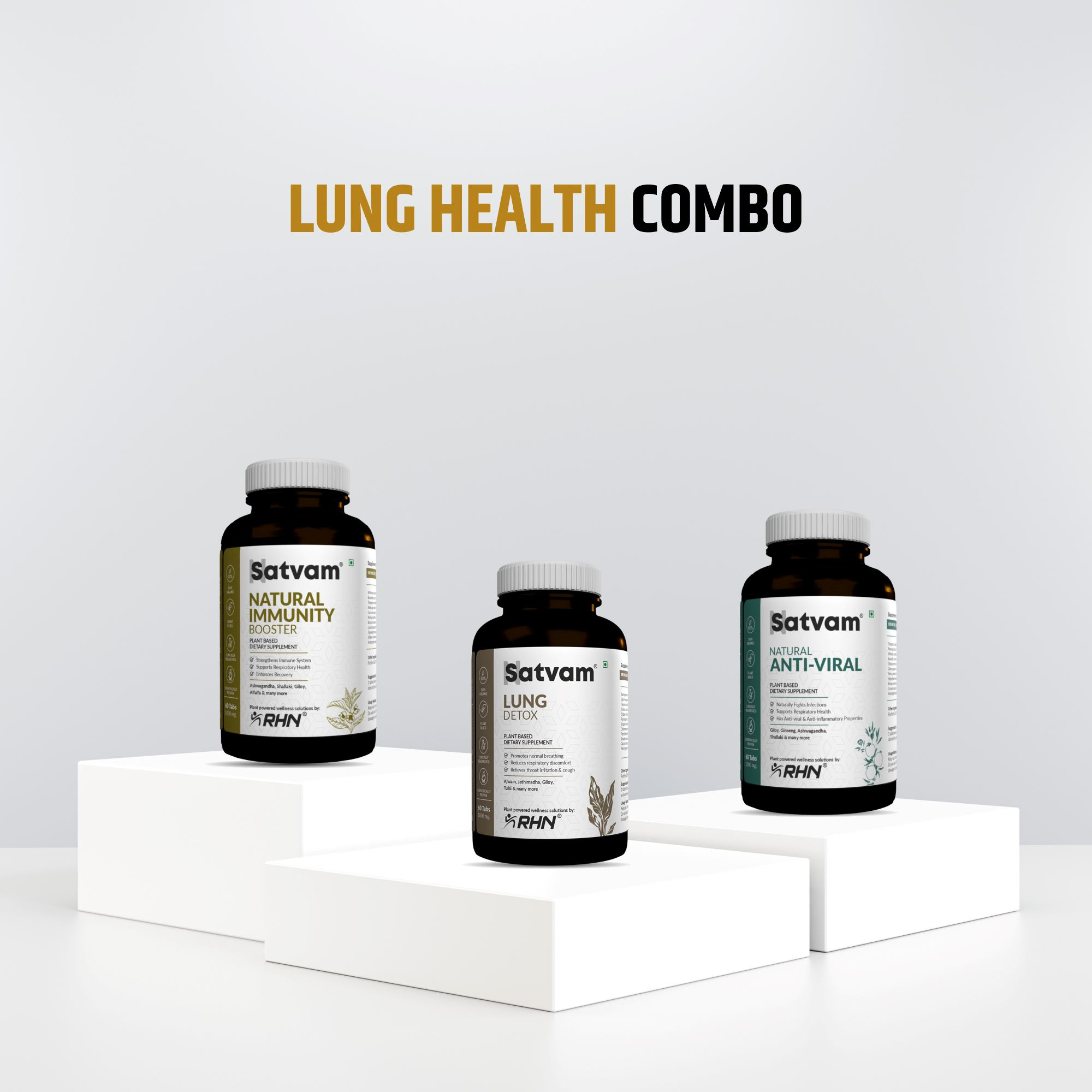 Lungs Health Combo (For Lung Detox & Respiratory Wellness)